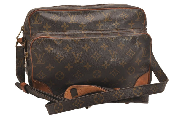 Authentic Louis Vuitton Monogram Nile Shoulder Cross Body Bag M45244 LV 5766J