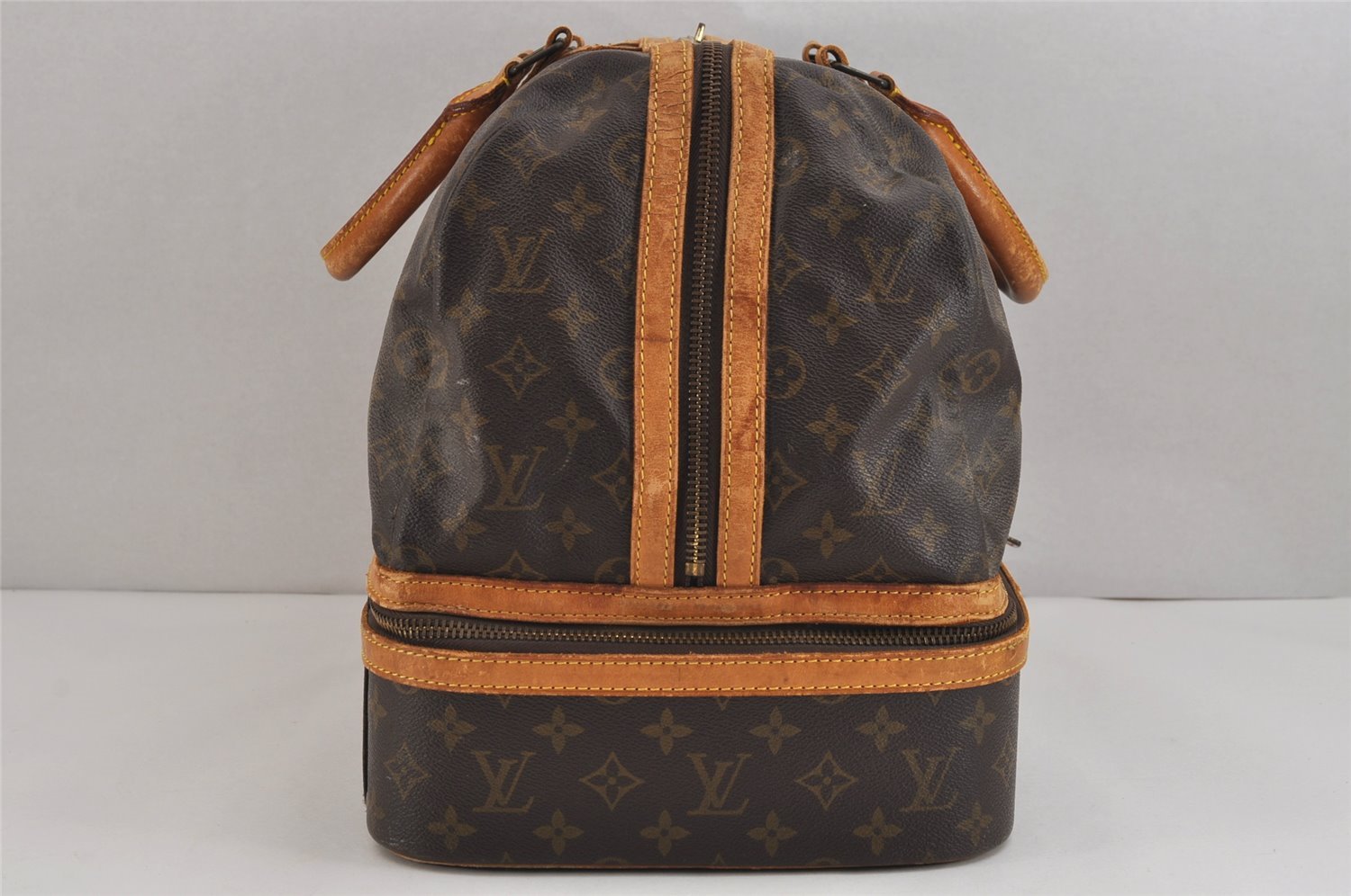 Authentic Louis Vuitton Monogram Sac Sport Travel Hand Bag M41444 LV 5767J