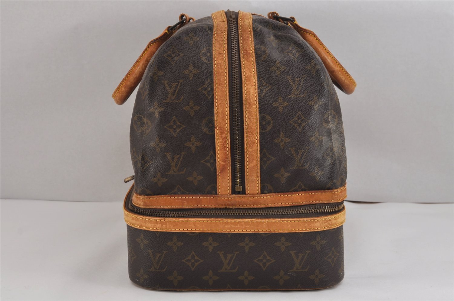 Authentic Louis Vuitton Monogram Sac Sport Travel Hand Bag M41444 LV 5767J