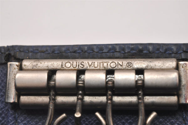 Authentic Louis Vuitton Epi Multicles 4 Key Case Blue M63825 LV 5768I