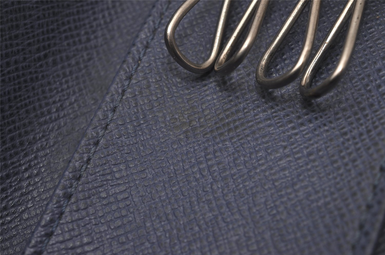 Authentic Louis Vuitton Epi Multicles 4 Key Case Blue M63825 LV 5768I