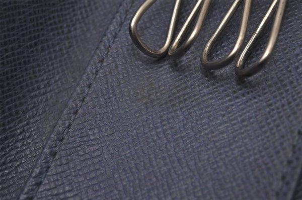 Authentic Louis Vuitton Epi Multicles 4 Key Case Blue M63825 LV 5768I