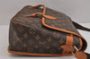 Authentic Louis Vuitton Monogram Gibeciere GM Shoulder Cross Bag M42246 LV 5768J