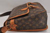 Authentic Louis Vuitton Monogram Gibeciere GM Shoulder Cross Bag M42246 LV 5768J