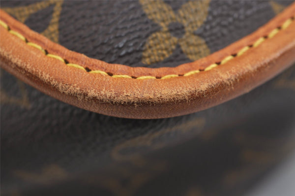 Authentic Louis Vuitton Monogram Gibeciere GM Shoulder Cross Bag M42246 LV 5768J