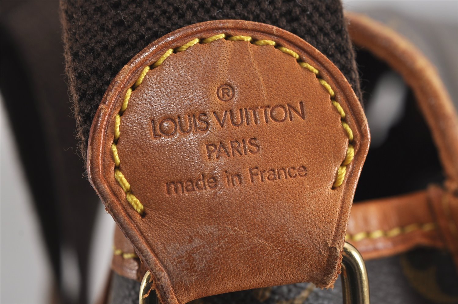 Authentic Louis Vuitton Monogram Gibeciere GM Shoulder Cross Bag M42246 LV 5768J