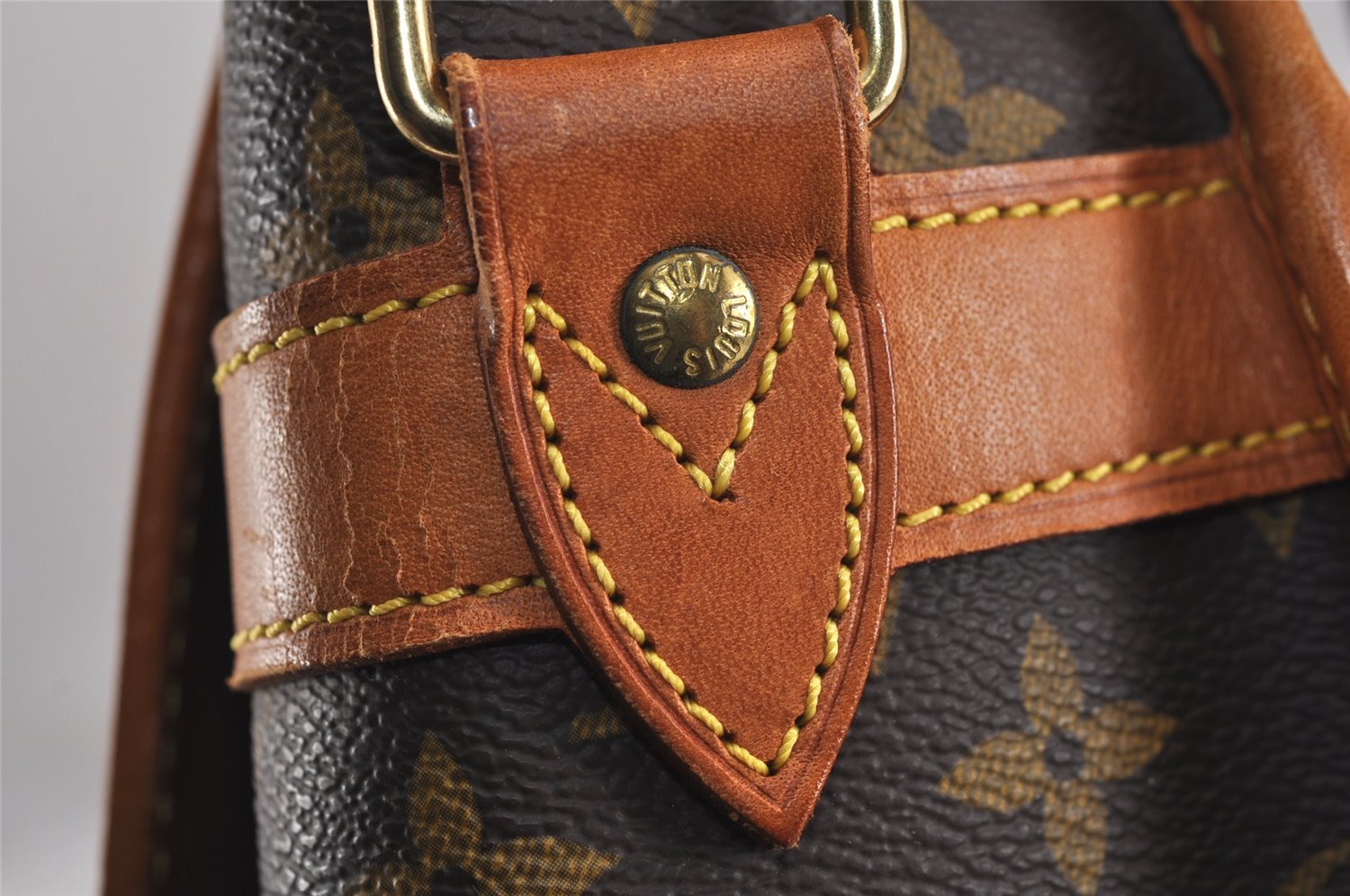 Authentic Louis Vuitton Monogram Gibeciere GM Shoulder Cross Bag M42246 LV 5768J