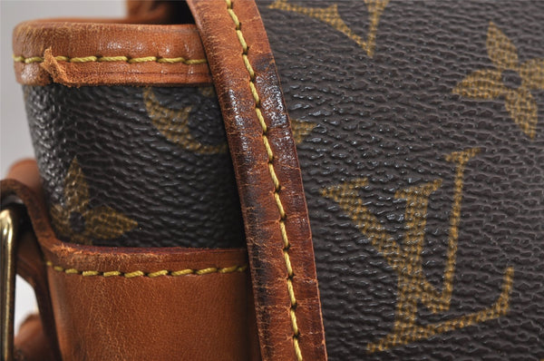 Authentic Louis Vuitton Monogram Gibeciere GM Shoulder Cross Bag M42246 LV 5768J