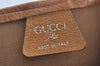 Authentic GUCCI Web Sherry Line GG Plus Tote Bag PVC Leather White 5768K