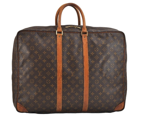 Authentic Louis Vuitton Monogram Sirius 55 Travel Boston Bag M41404 LV 5770J