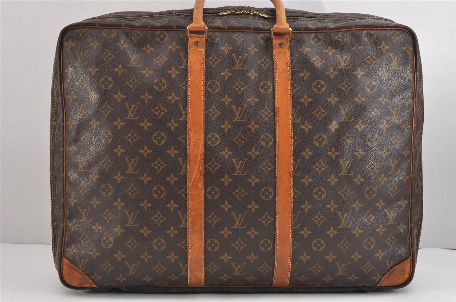 Authentic Louis Vuitton Monogram Sirius 55 Travel Boston Bag M41404 LV 5770J
