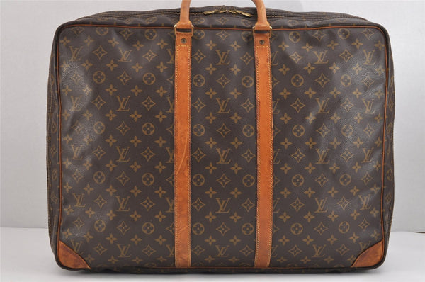Authentic Louis Vuitton Monogram Sirius 55 Travel Boston Bag M41404 LV 5770J