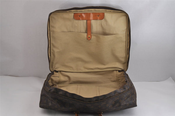 Authentic Louis Vuitton Monogram Sirius 55 Travel Boston Bag M41404 LV 5770J