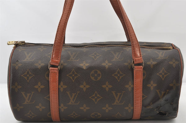 Authentic Louis Vuitton Monogram Papillon 30 Hand Bag Old Model LV 5771K