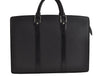 Auth Louis Vuitton Taiga Porte Documents Lozan 2Way Briefcase M30052 Black 5772J