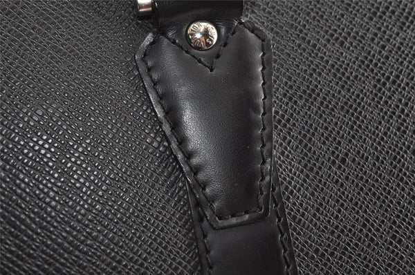 Auth Louis Vuitton Taiga Porte Documents Lozan 2Way Briefcase M30052 Black 5772J