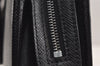 Auth Louis Vuitton Taiga Porte Documents Lozan 2Way Briefcase M30052 Black 5772J