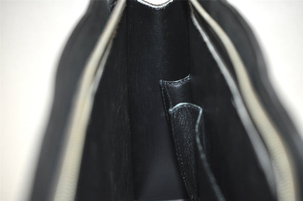 Auth Louis Vuitton Taiga Porte Documents Lozan 2Way Briefcase M30052 Black 5772J