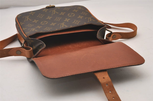 Authentic Louis Vuitton Monogram Cartouchiere MM M51253 Shoulder Cross Bag 5773I