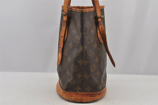 Authentic Louis Vuitton Monogram Bucket PM Shoulder Tote Bag M42238 LV 5773J