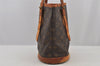 Authentic Louis Vuitton Monogram Bucket PM Shoulder Tote Bag M42238 LV 5773J