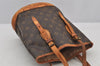 Authentic Louis Vuitton Monogram Bucket PM Shoulder Tote Bag M42238 LV 5773J