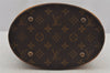 Authentic Louis Vuitton Monogram Bucket PM Shoulder Tote Bag M42238 LV 5773J