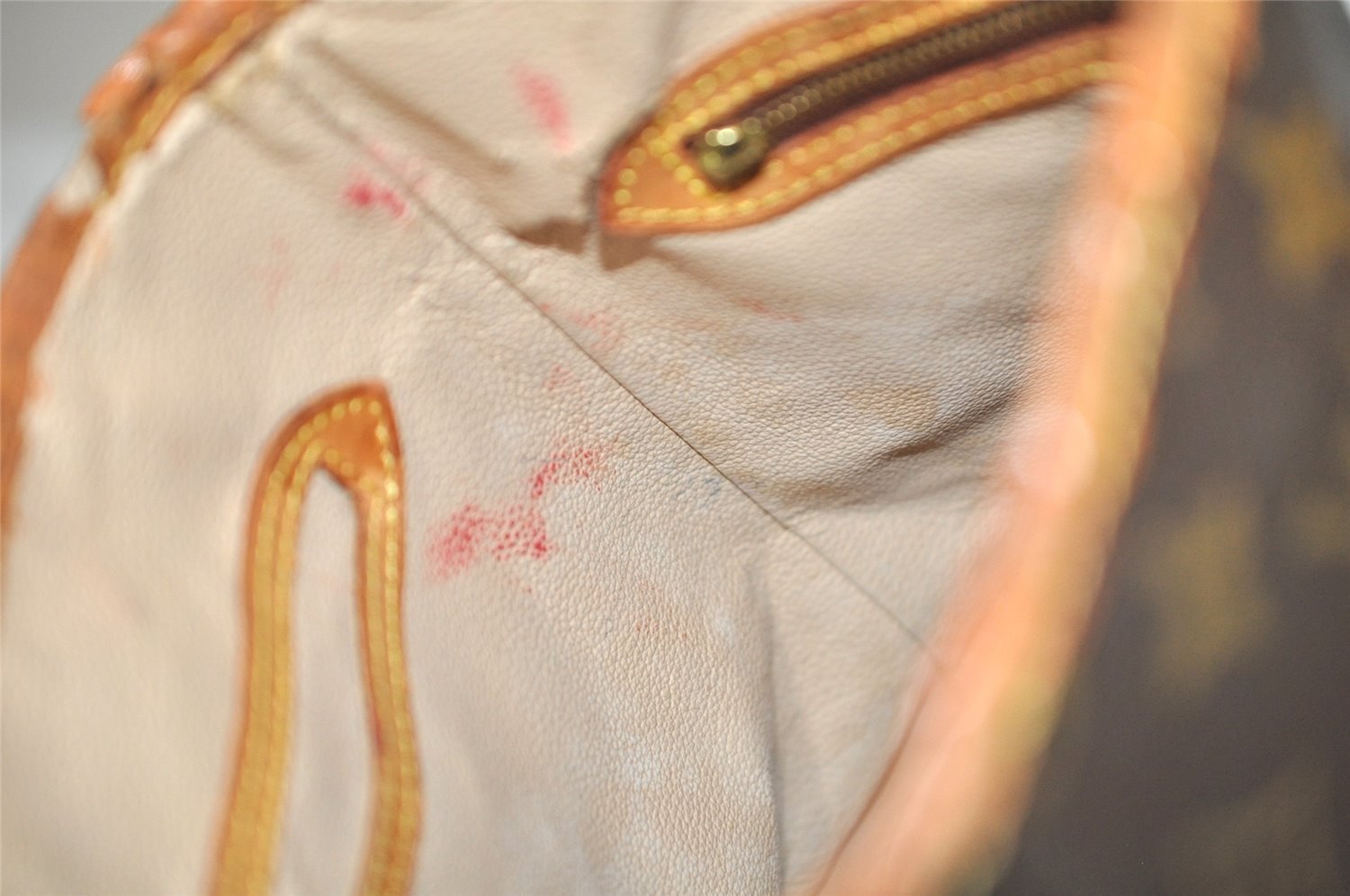 Authentic Louis Vuitton Monogram Bucket PM Shoulder Tote Bag M42238 LV 5773J