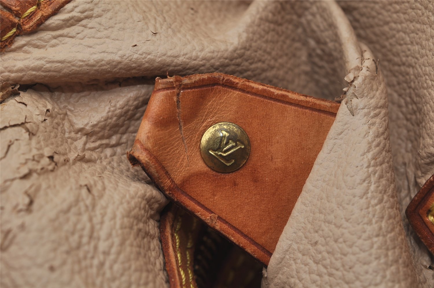 Authentic Louis Vuitton Monogram Bucket PM Shoulder Tote Bag M42238 LV 5773J