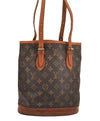 Authentic Louis Vuitton Monogram Bucket PM Shoulder Tote Bag M42238 LV 5774J