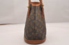 Authentic Louis Vuitton Monogram Bucket PM Shoulder Tote Bag M42238 LV 5774J