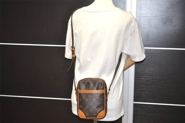 Authentic Louis Vuitton Monogram Danube Shoulder Cross Body Bag M45266 LV 5776I