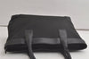 Authentic GUCCI Vintage Shoulder Tote Bag GG Canvas Leather 33890 Black 5776K