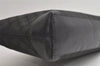 Authentic GUCCI Vintage Shoulder Tote Bag GG Canvas Leather 33890 Black 5776K