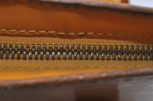 Authentic Louis Vuitton Epi Lussac Shoulder Tote Bag Yellow M52289 LV 5779I