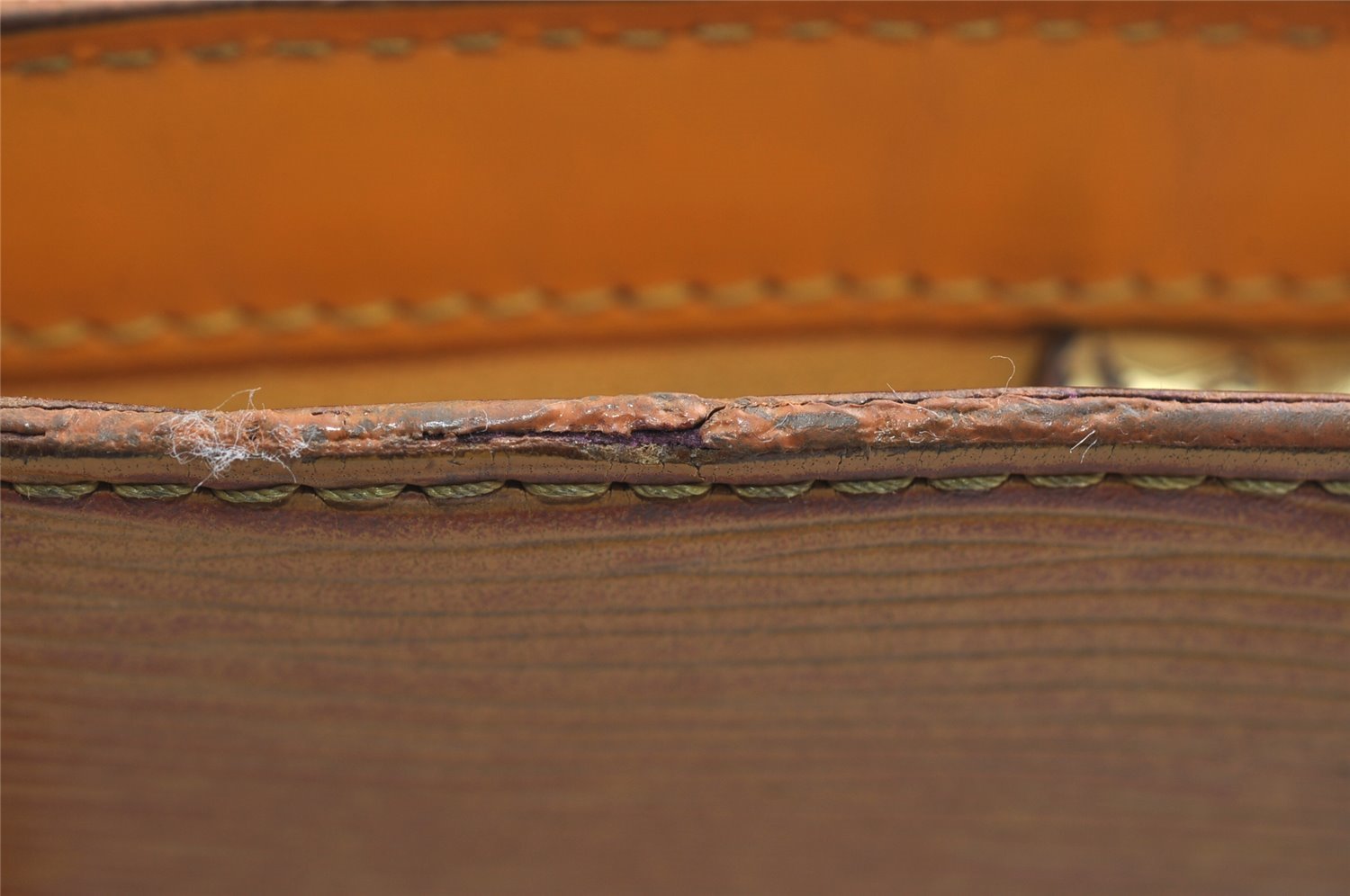 Authentic Louis Vuitton Epi Lussac Shoulder Tote Bag Yellow M52289 LV 5779I