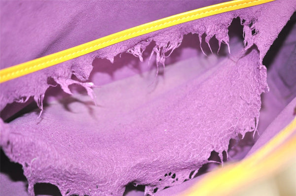 Authentic Louis Vuitton Epi Lussac Shoulder Tote Bag Yellow M52289 LV 5779I