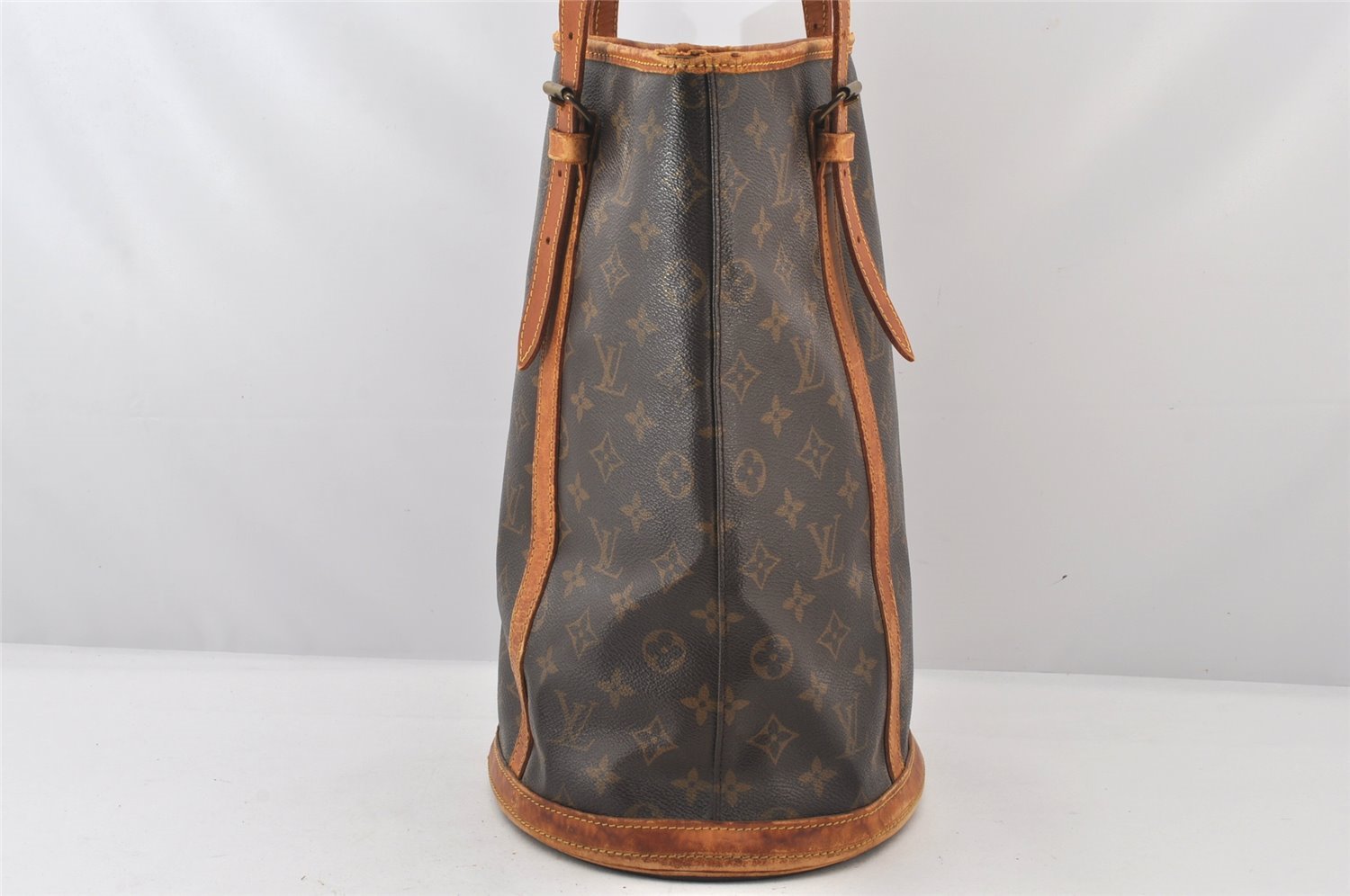 Authentic Louis Vuitton Monogram Bucket GM Shoulder Bag Old Model LV Junk 5781K