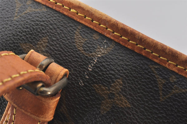 Authentic Louis Vuitton Monogram Bucket GM Shoulder Bag Old Model LV Junk 5781K