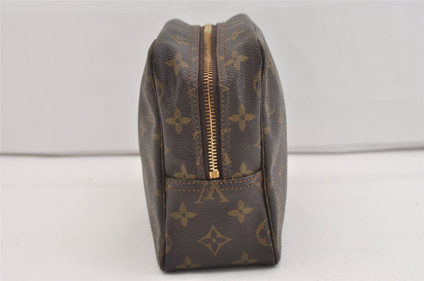 Auth Louis Vuitton Monogram Trousse Toilette 28 Clutch Hand Bag M47522 LV 5782J