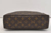 Auth Louis Vuitton Monogram Trousse Toilette 28 Clutch Hand Bag M47522 LV 5782J