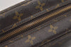 Auth Louis Vuitton Monogram Trousse Toilette 28 Clutch Hand Bag M47522 LV 5782J