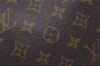 Auth Louis Vuitton Monogram Trousse Toilette 28 Clutch Hand Bag M47522 LV 5782J