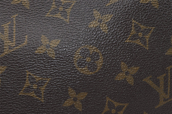 Auth Louis Vuitton Monogram Trousse Toilette 28 Clutch Hand Bag M47522 LV 5782J