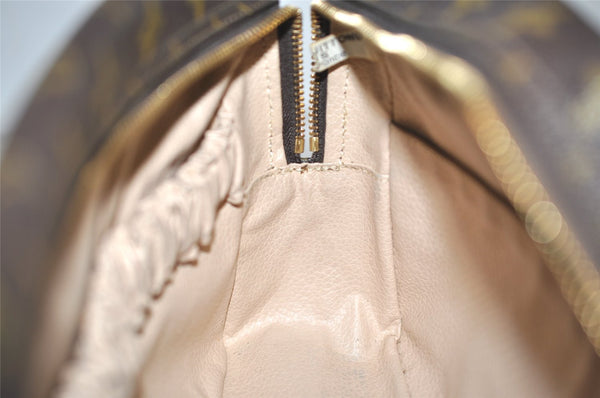 Auth Louis Vuitton Monogram Trousse Toilette 28 Clutch Hand Bag M47522 LV 5782J