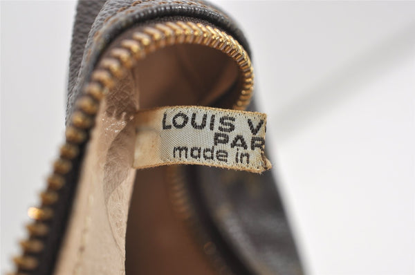 Auth Louis Vuitton Monogram Trousse Toilette 28 Clutch Hand Bag M47522 LV 5782J