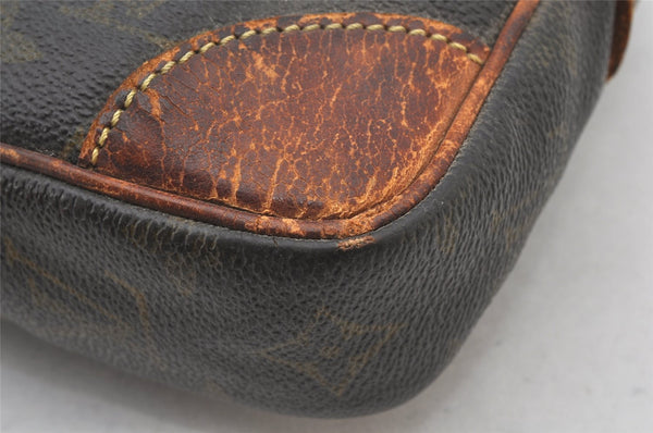 Authentic Louis Vuitton Monogram Marly Dragonne GM M51825 Clutch Hand Bag 5782K