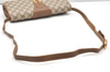Authentic GUCCI Vintage Shoulder Cross Body Bag Purse GG PVC Leather Brown 5783K