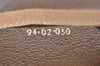 Authentic GUCCI Vintage Shoulder Cross Body Bag Purse GG PVC Leather Brown 5783K