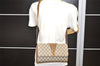 Authentic GUCCI Vintage Shoulder Cross Body Bag Purse GG PVC Leather Brown 5783K